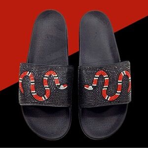 Pool Beach Slides with snake luxury